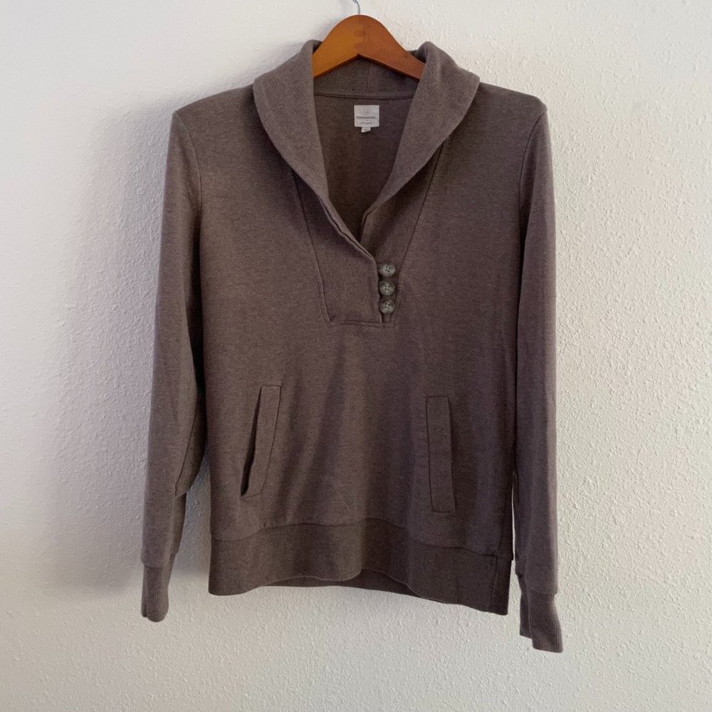 Banana Republic Medium Brown Long Sleeve Top